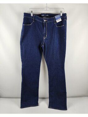 Old Navy Jeans Womens 16 Blue Wow Bootcut Mid Rise Denim (34x32) NWT